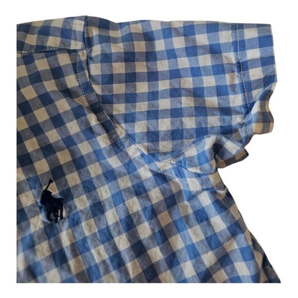 RALPH LAUREN Checkered Button Down Shirt - 18 Months - Picture 4 of 6